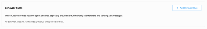 SCREENSHOT: Behaviour Rules