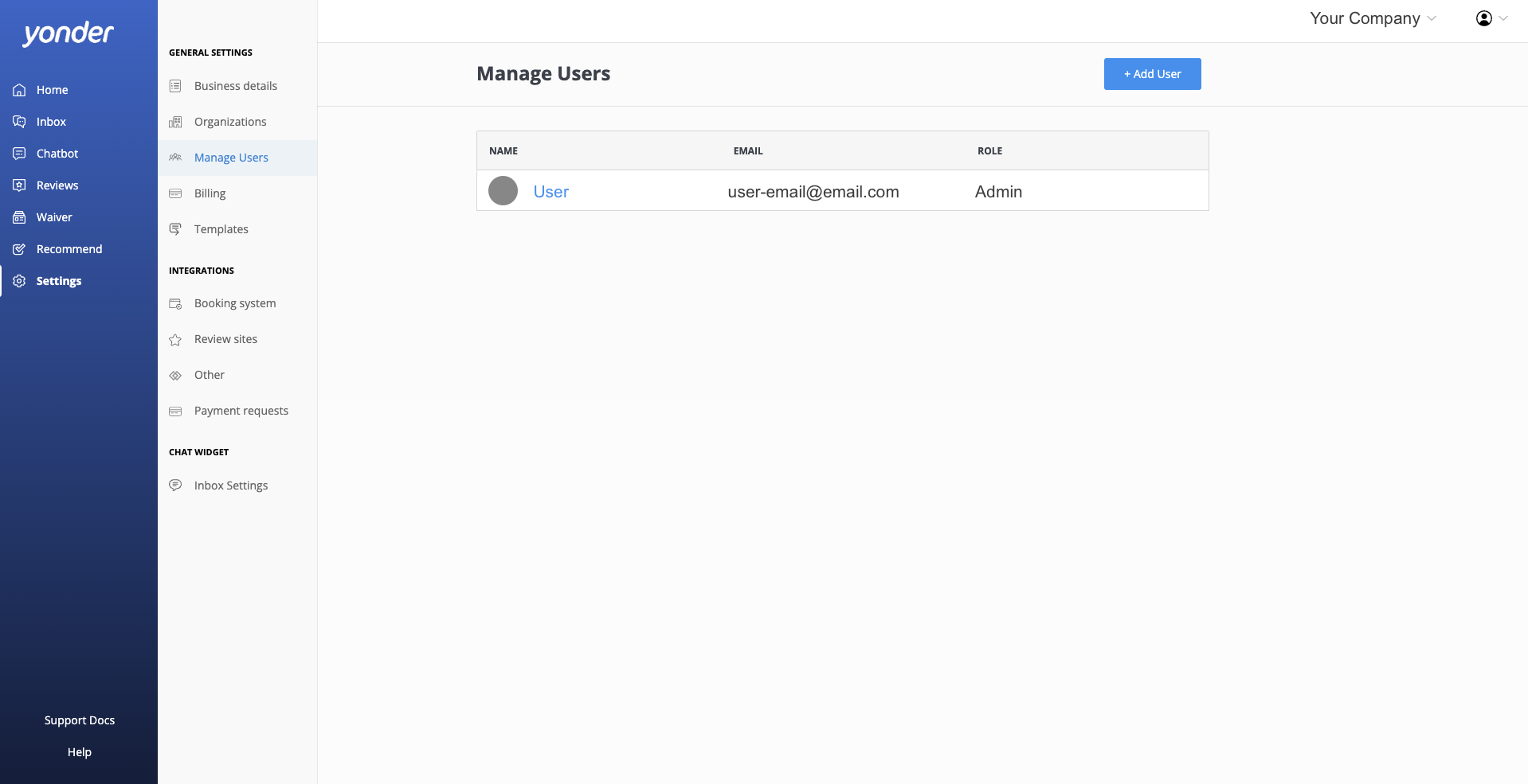 Adding and Managing Users