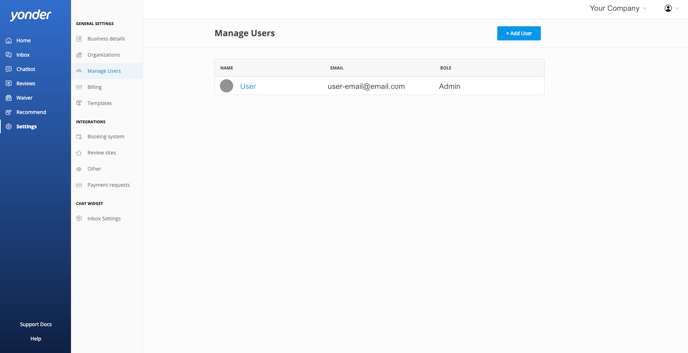 Manage Users
