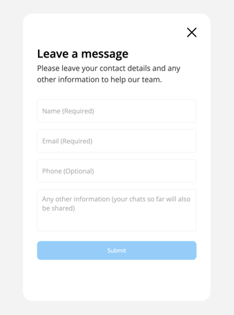 enquiry form
